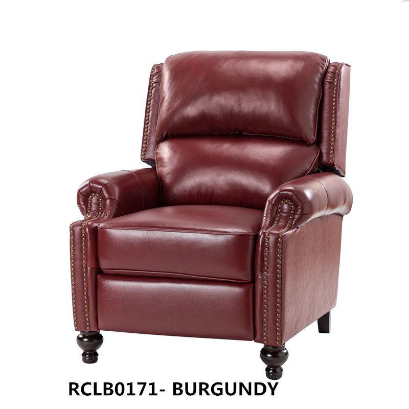 modern white brown leather designer recliner easy pushback gravity electric massage leisure tv chair