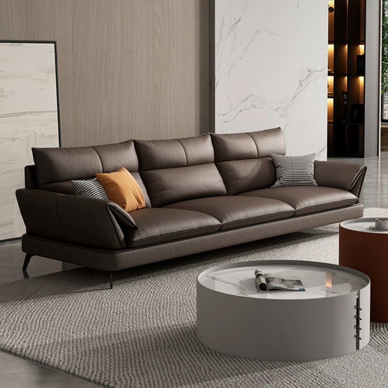 Luxury Modern Office Sofa Set with Exquisite Leather Noble Design for Lobby Reception for Living Room or Hotel Use