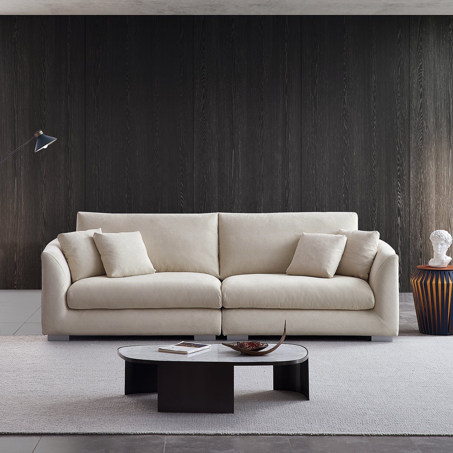 New Design Office 2 Seater Lounge Sofa Furniture Living Room Nordic Minimalist Modular Sectional Sofa