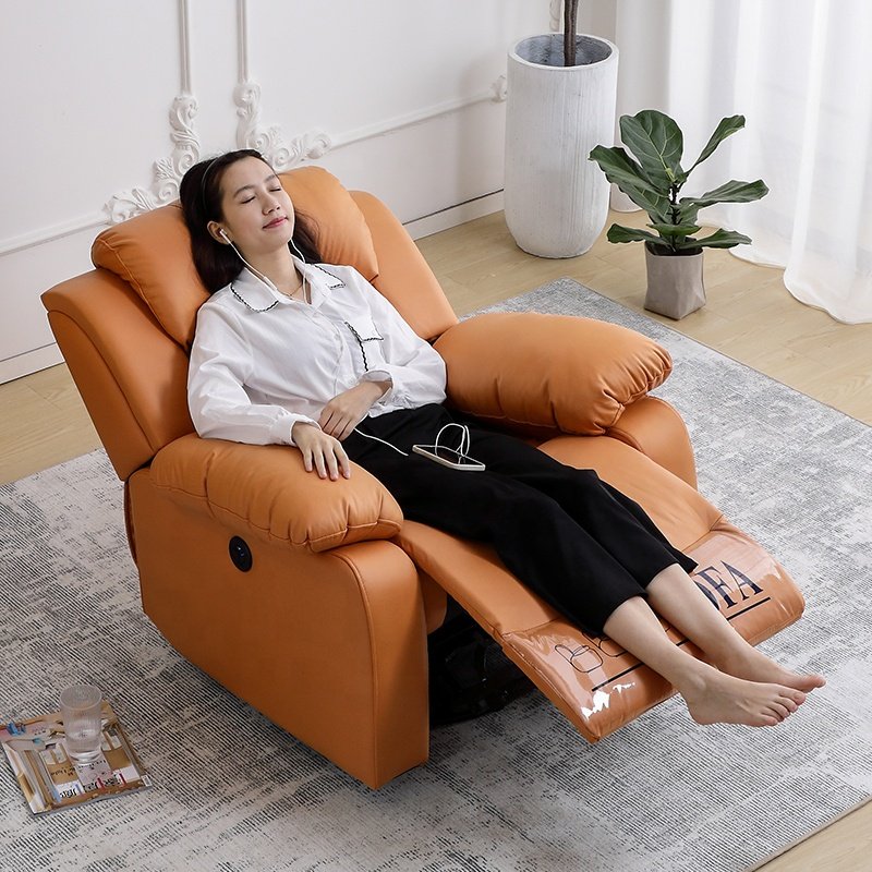 Home theatre lazy boy multifunction massage electric fabric corner modern single seat rocking sofa chair leather recliner sofa