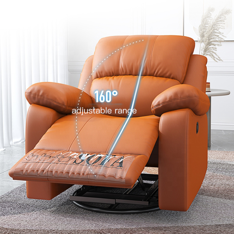 Home theatre lazy boy multifunction massage electric fabric corner modern single seat rocking sofa chair leather recliner sofa