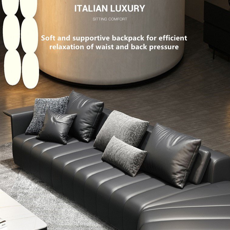 OKF Custom color home hotel indoor furniture modern frosted fabric modular italian sofa for living room