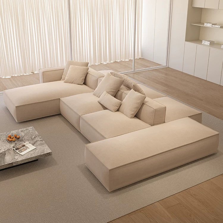 Room Furniture Home Lounge Living Room Leisure Sectional Sofa Set Luxury Fabric Modular Sofa Couch Combination