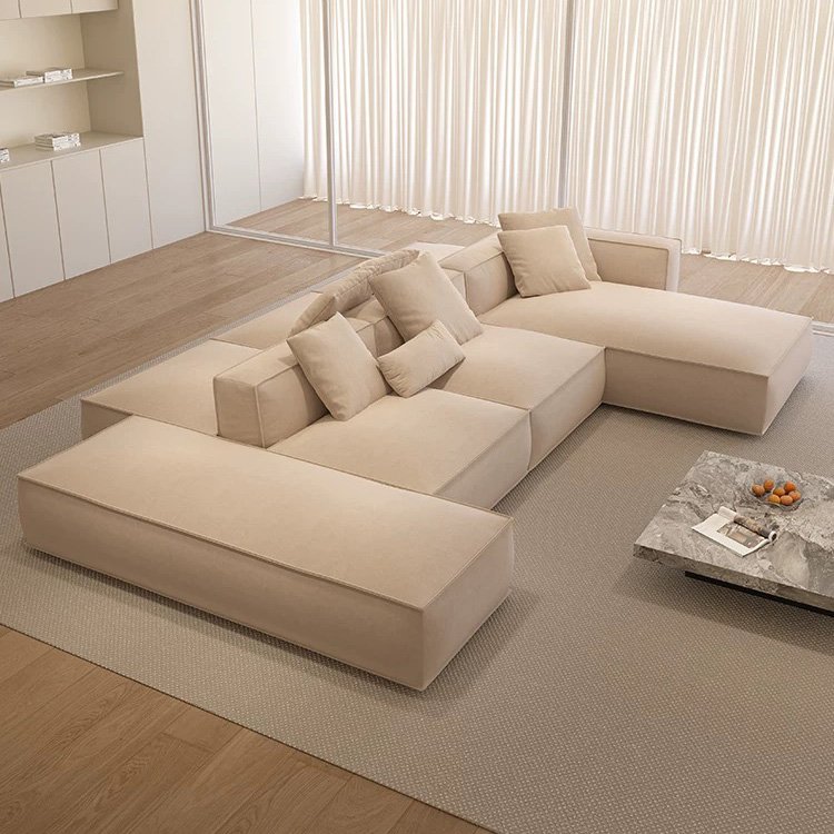 Room Furniture Home Lounge Living Room Leisure Sectional Sofa Set Luxury Fabric Modular Sofa Couch Combination