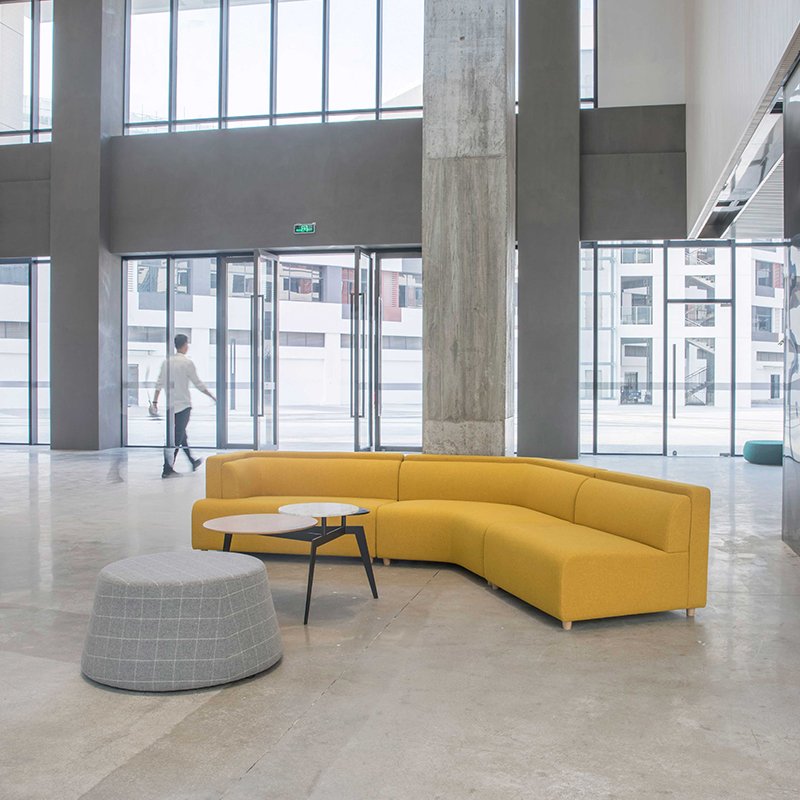 Fabric Waiting Sofa Reception Combination Office Sofa