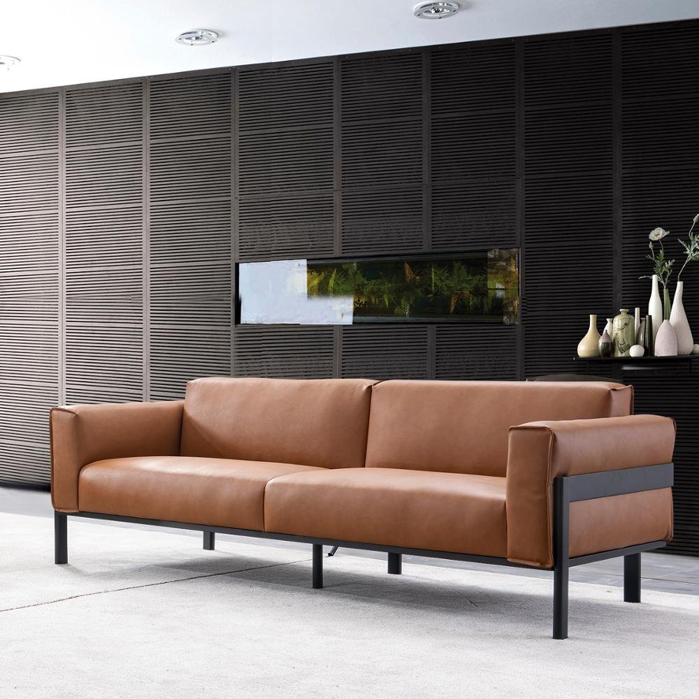 3 Person High Quality Modern Style VIP Boss Executive Leather Office Sofa For General Manager