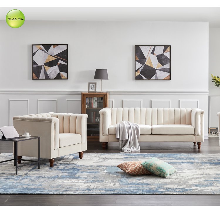 Redde Boo linen waterproof fabric 3 seater sofa from furniture factory