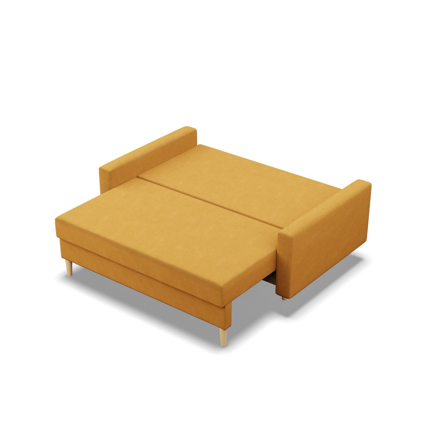 Cheap Yellow Velvet Show Room Office Sofa Two Seat Sofa Furniture For The Living Room
