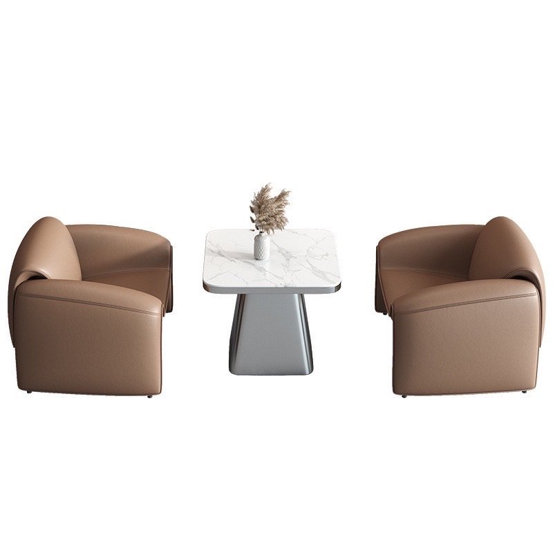 Negotiation table chair luxury modern reception table sales office beauty salon hotel lobby sofa