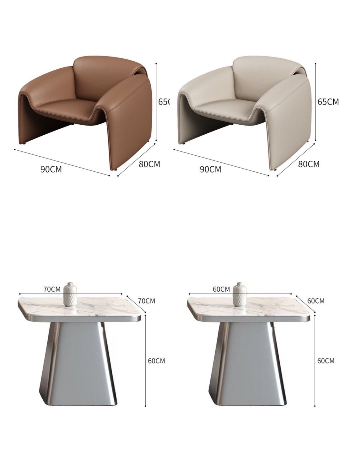 Negotiation table chair luxury modern reception table sales office beauty salon hotel lobby sofa