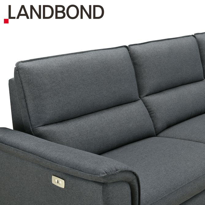 L Shaped Corner Sectional Couch Set Living Room Sofa Furniture Modern With Electric Recliner And Usb Charger