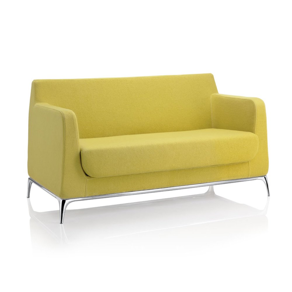 Contemporary designer colorful fabric office sofa combination couch office