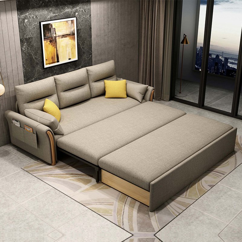 Folding sofa bed living room can be stored double bed retractable office multifunctional sofa bed