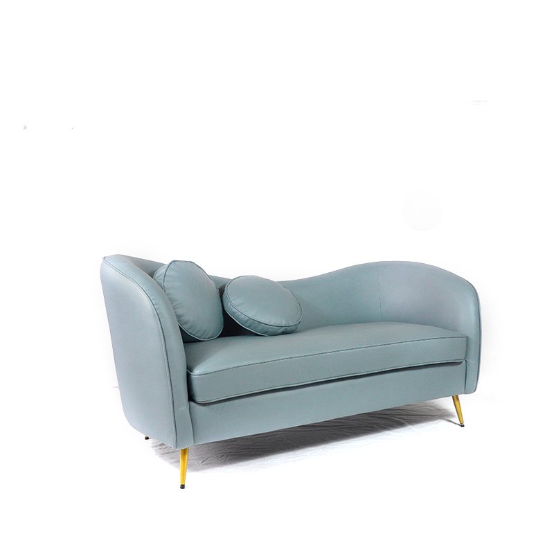 Living Room Furniture Home Office Nordic Modern Luxury Leather Elegant Lounge 2 Seater Sofa