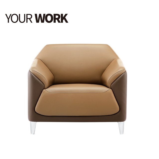 High end commercial office reception Sofa European Modern design Sectional Office Sofa Leather sofa set luxury