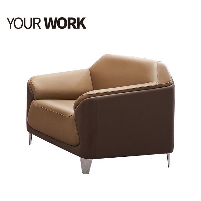 High end commercial office reception Sofa European Modern design Sectional Office Sofa Leather sofa set luxury