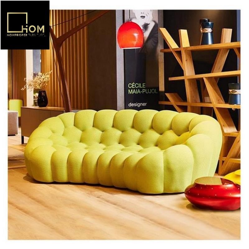Stereotyped cotton soccer ball sofa Rochbauer bubble sofa modern designer models creative Netflix personalized arc shaped shaped