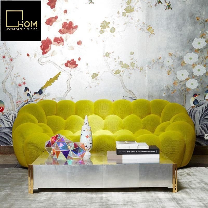 Stereotyped cotton soccer ball sofa Rochbauer bubble sofa modern designer models creative Netflix personalized arc shaped shaped