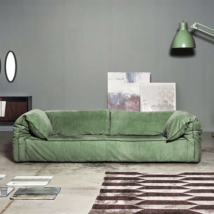 Contempo Contemporary for home living room 3 seater sectional leather velvet sets furniture living room home sofa