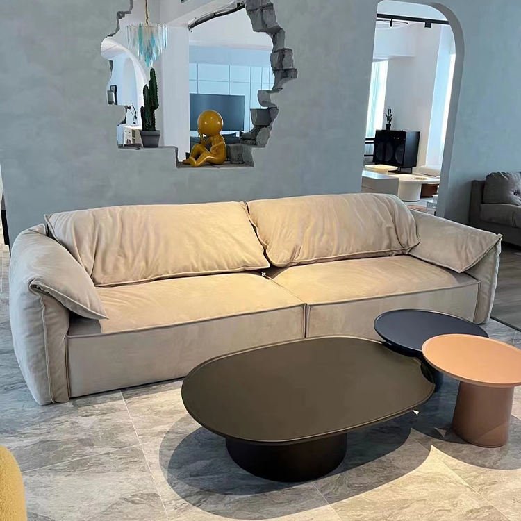 Contempo Contemporary for home living room 3 seater sectional leather velvet sets furniture living room home sofa