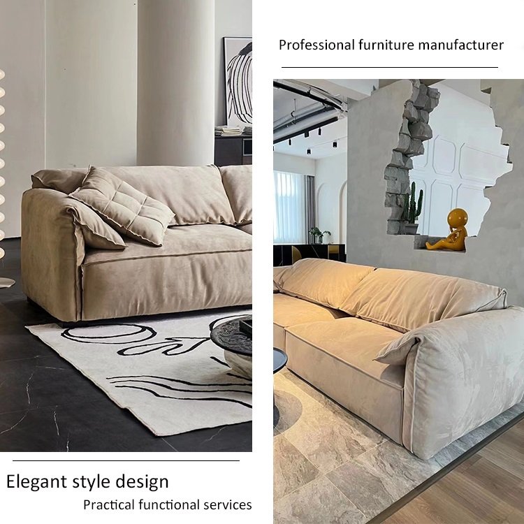 Contempo Contemporary for home living room 3 seater sectional leather velvet sets furniture living room home sofa