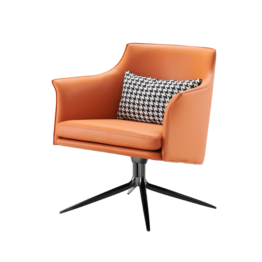 X815 new model Ergonomic radian design Abrasion Synthetic Leather Soft and smooth armrests office sofa living room set