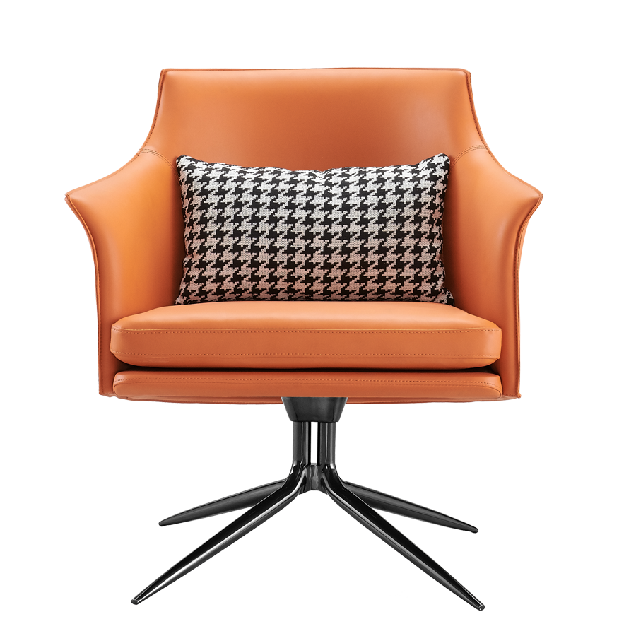 X815 new model Ergonomic radian design Abrasion Synthetic Leather Soft and smooth armrests office sofa living room set