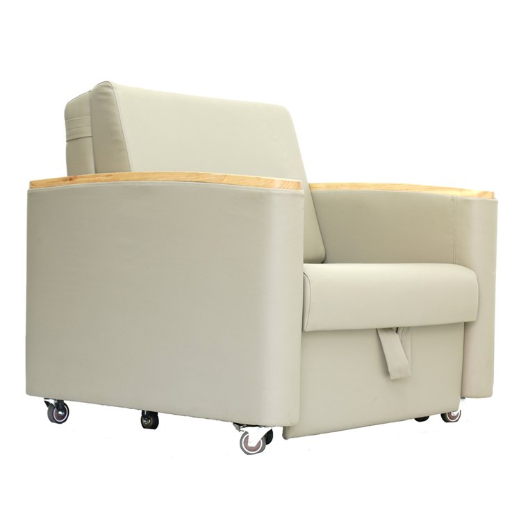 Easy Pull Out Sofa Bed Modern Synthetic Leather Sofa Bed Folding Sofa Bed With Storage Compartment For Small Spaces