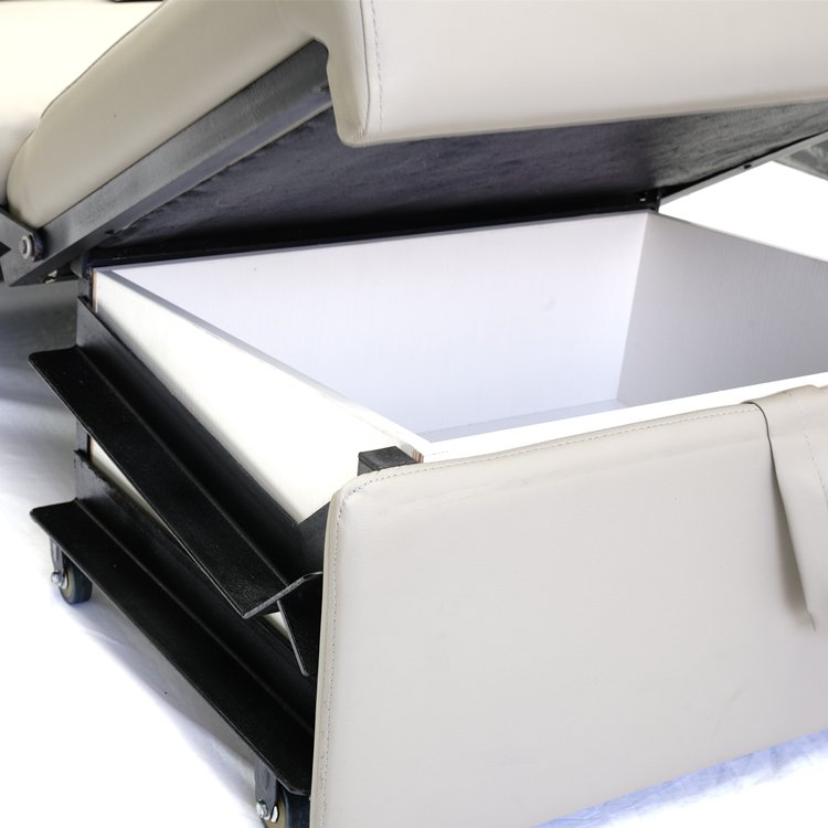 Easy Pull Out Sofa Bed Modern Synthetic Leather Sofa Bed Folding Sofa Bed With Storage Compartment For Small Spaces