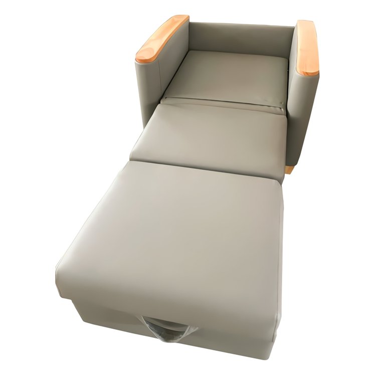 Easy Pull Out Sofa Bed Modern Synthetic Leather Sofa Bed Folding Sofa Bed With Storage Compartment For Small Spaces