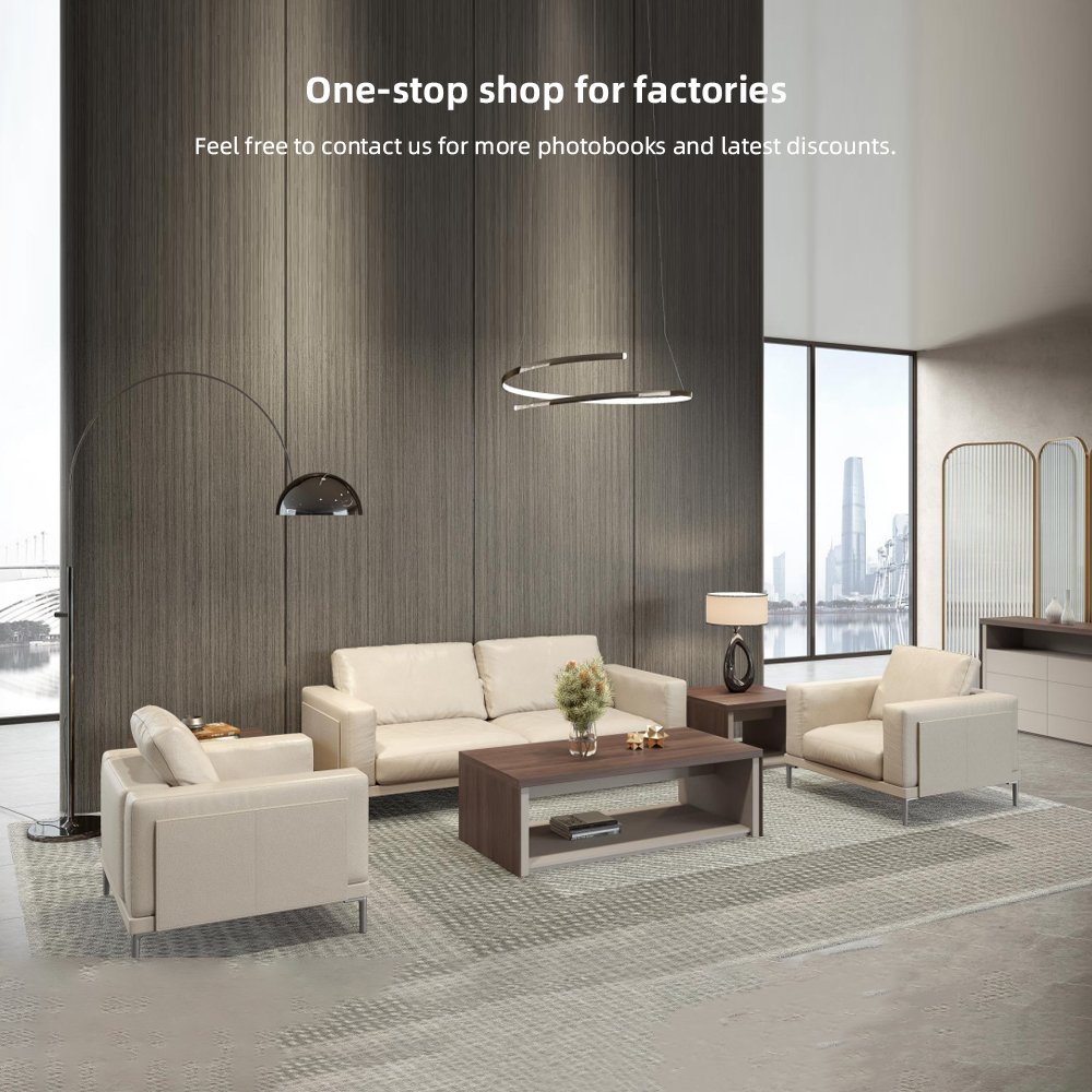 Modern Design Living Room Furniture Office Sofa Leather Sofa Set 5 Seat Modular Sofa commercial furniture