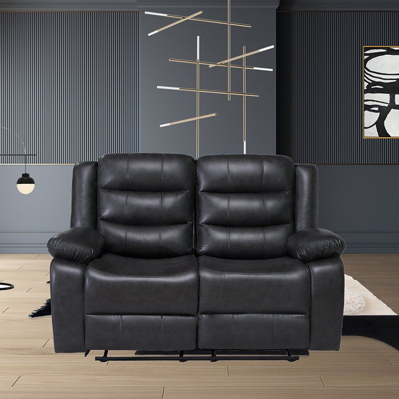 New Design Manual 3+2+1 Leather Recliner Sectional Sofa Set Living Room furniture