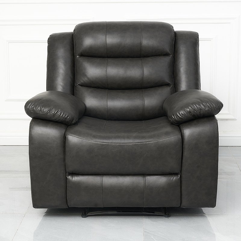 New Design Manual 3+2+1 Leather Recliner Sectional Sofa Set Living Room furniture
