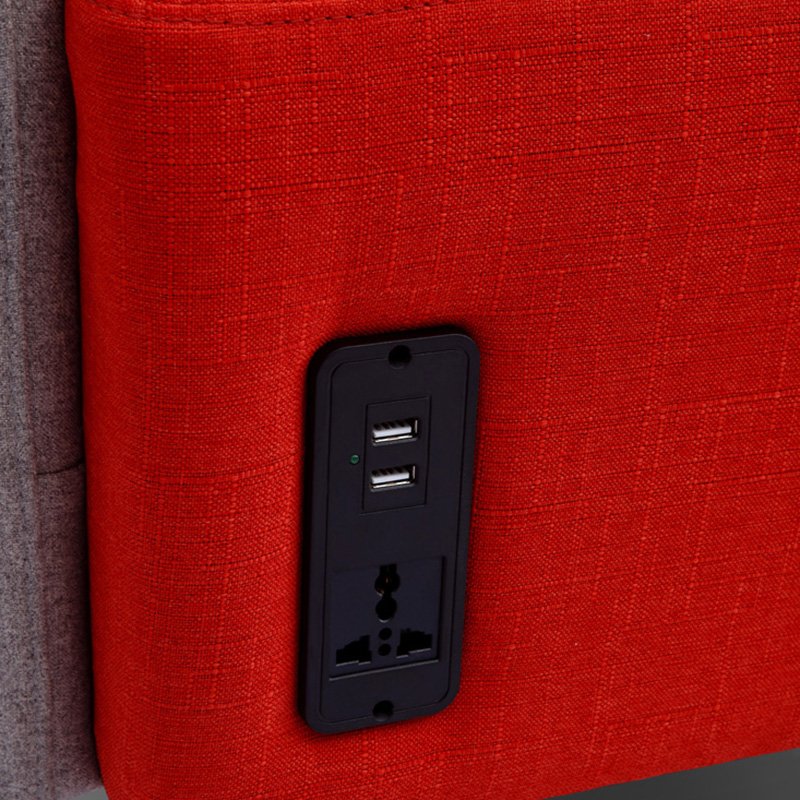 Customized Sofas Chairs Luxury Restaurant Furniture Booth Sofa With Power Charge