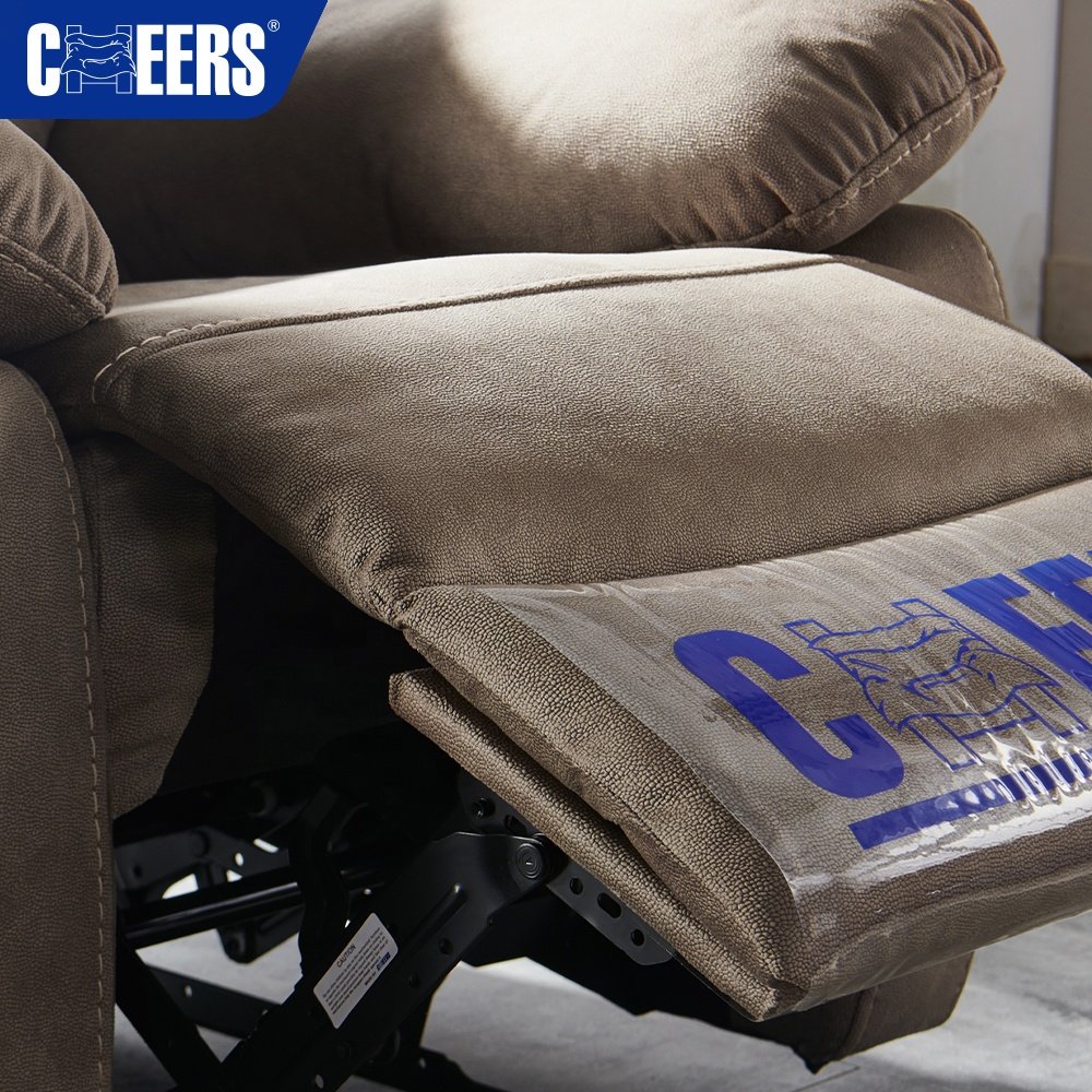 MANWAH CHEERS Hot Sale Modern High End Fabric 3 Seat Manual Adjustable Section Reclinable Sofa