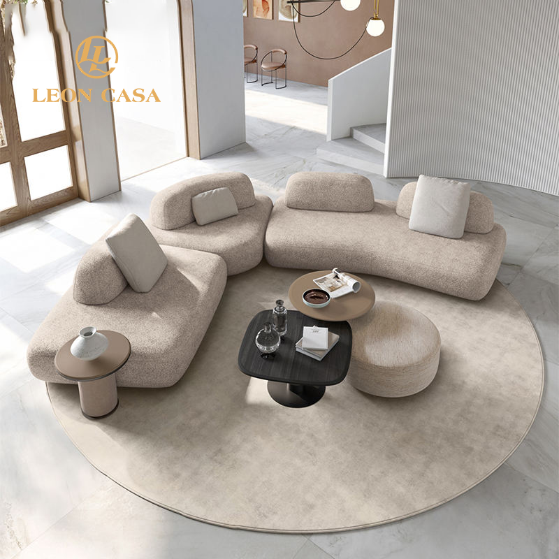 Luxury Home Furniture Italian Sectional Sofa Living Room Sofas Fabric Modular Sofas Couch Set For Home