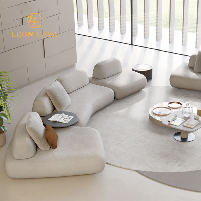Luxury Home Furniture Italian Sectional Sofa Living Room Sofas Fabric Modular Sofas Couch Set For Home