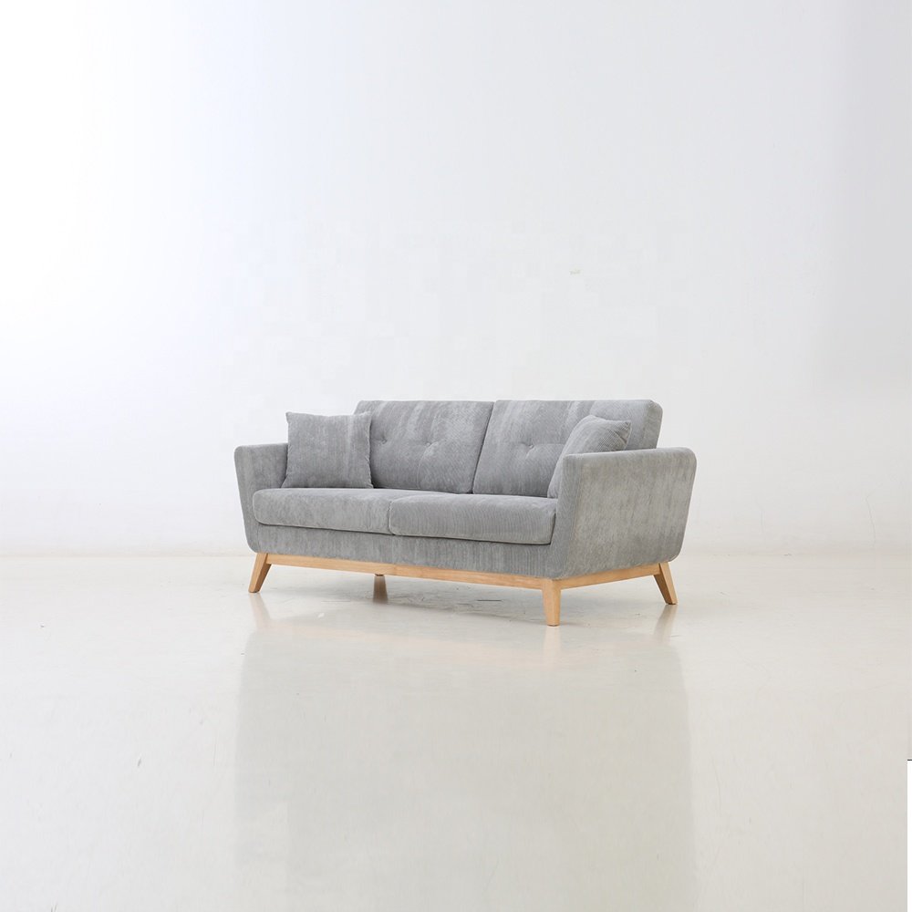 cord sofa couch deep wide wale 3 seater grey gray navy blue beige cream brown tan khaki orange black pink custom divan