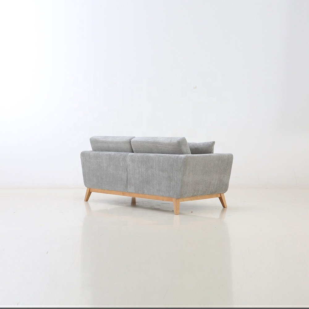 cord sofa couch deep wide wale 3 seater grey gray navy blue beige cream brown tan khaki orange black pink custom divan
