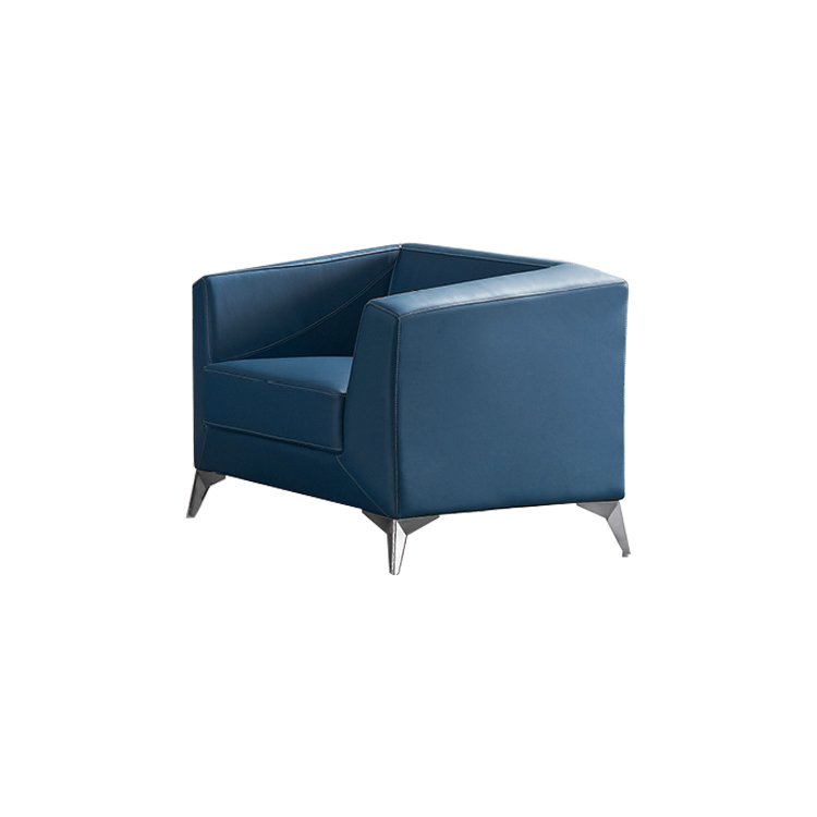 Dark Blue Classic Executive Best Sofa Set Leather Sofa Living Room Sofa (ZB-F605)