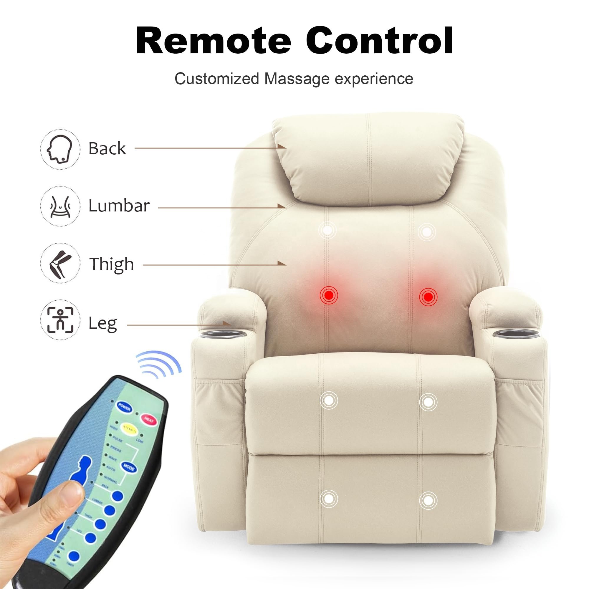 Adjustable Leather Electric Recliner Sofa Luxury Home Theater Sofa for Vip Movie Room