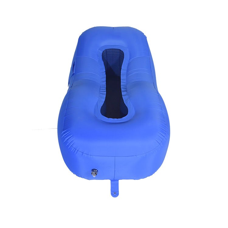 Ultralight Inflatable Camping Air Sofa Mat with with Built-in Pump, Lightweight Compact Sleeping Bed Best Inflatable Sofa Blue