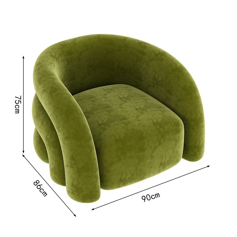 Modern Light Luxury Office Negotiation Sofa Coffee Table Cream Wind Office Meeting Simple Selling Lazy Sofa