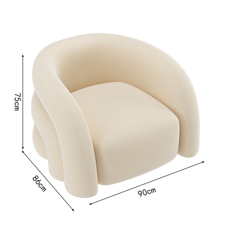 Modern Light Luxury Office Negotiation Sofa Coffee Table Cream Wind Office Meeting Simple Selling Lazy Sofa