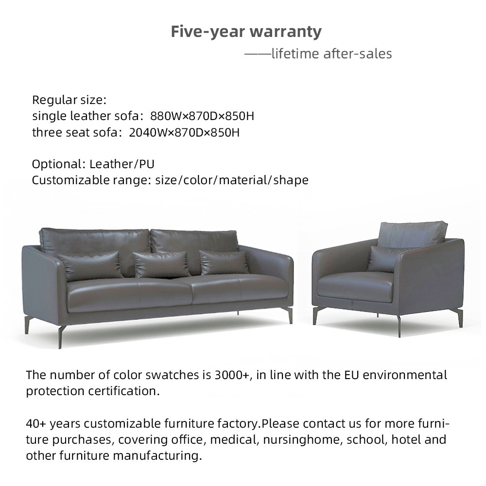 Office furniture modern reception visitor office guest executive office sofa set furniture Contemporary Sofa Executive