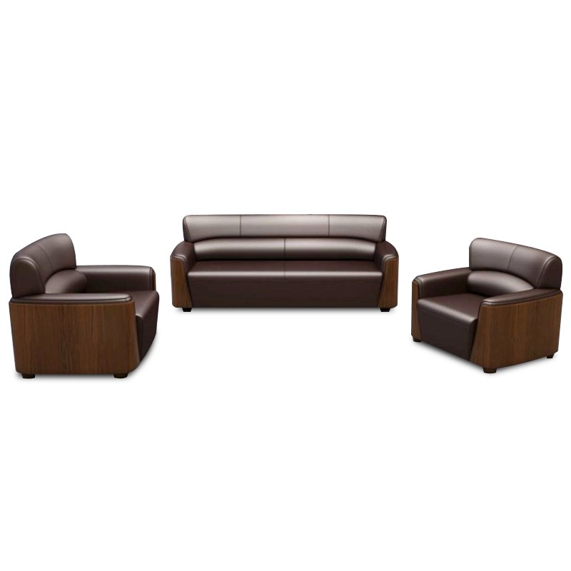Modern High-Grade PU Leather Office Sofa Set Modular and Convertible for Hotels Schools Apartments and Hospitals