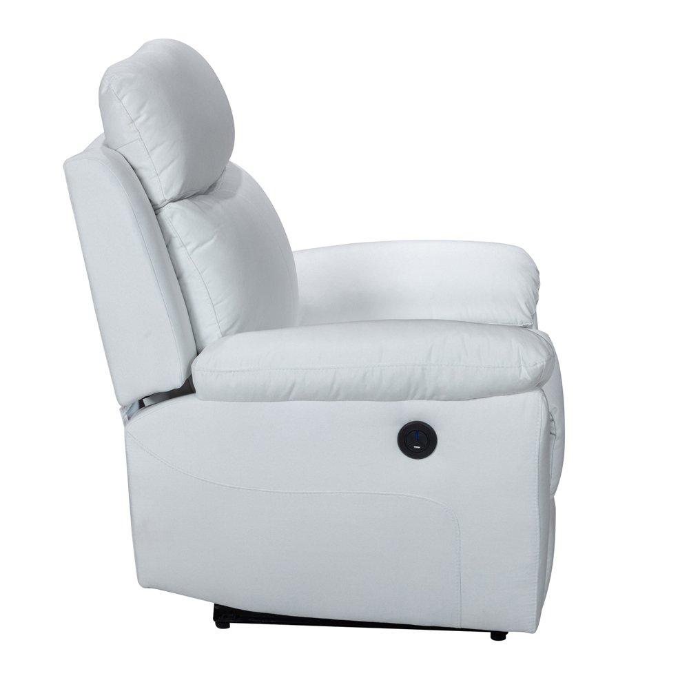 Single Seater Function Couch Sofa Modern Leather Power Electric Recliner Sofa