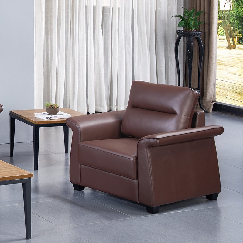 Minimalist Comfortable Modular Office Sofa Set Vip Waiting Room Modern Leather Sofa