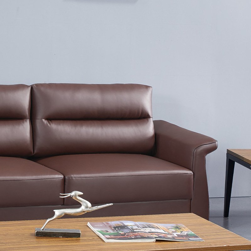Minimalist Comfortable Modular Office Sofa Set Vip Waiting Room Modern Leather Sofa