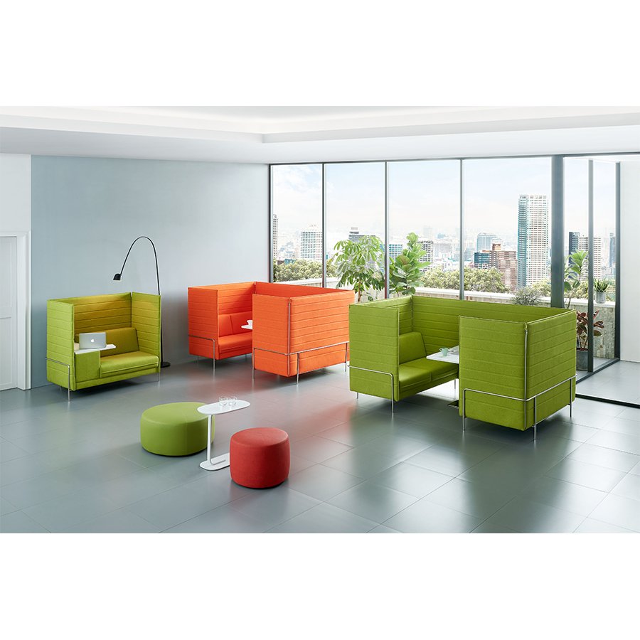 Privacy fabric modern office sofa set office phone booth soundproof meeting room pod